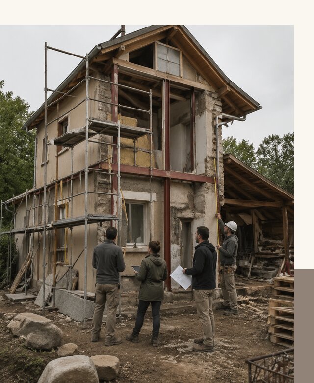Реконструкция загородного дома под ключ в Шелехове от бюро
